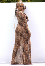 Charger l&#39;image dans la galerie, Demi Mesh Cover Up - Leopard
