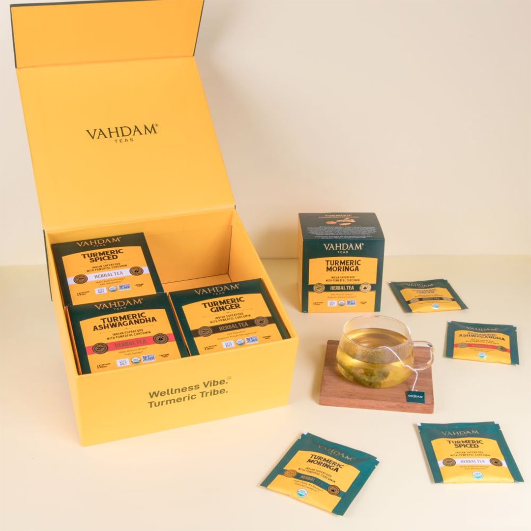 Kit de thé Vahdam 100% naturel - Âge