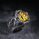 Charger l&#39;image dans la galerie, Magic Eye Sterling Silver Ring | Gthic.com

