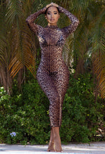 Charger l&#39;image dans la galerie, Tyler Sheer Cover Up - Leopard
