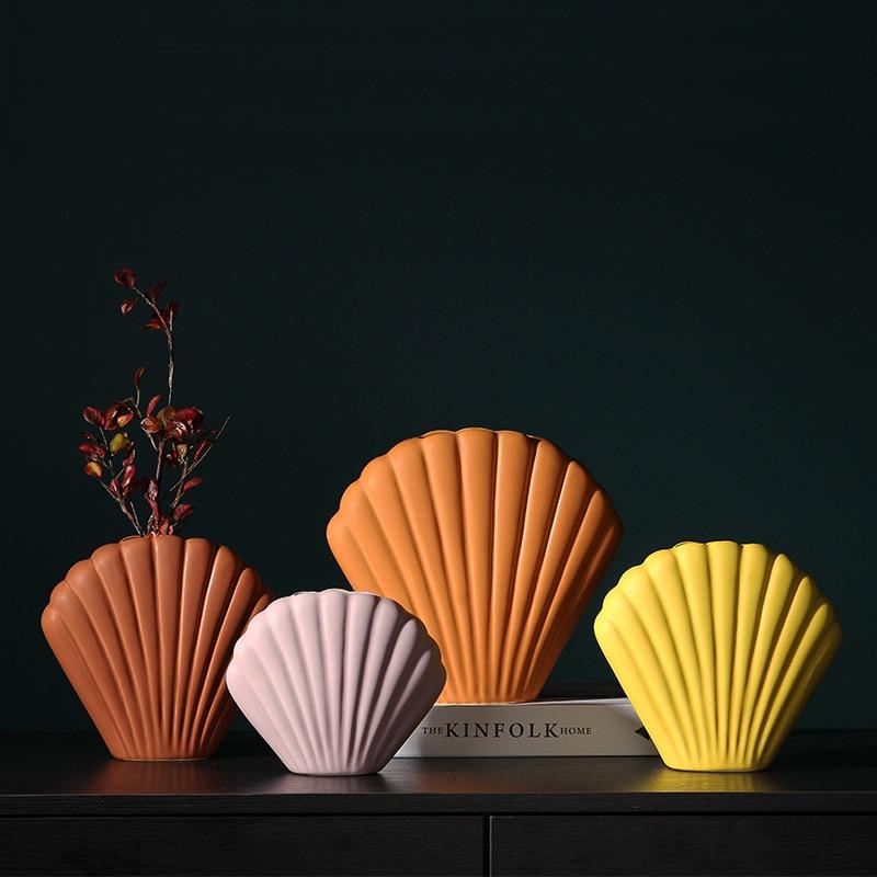 Décoration de vases en céramique Shell Art