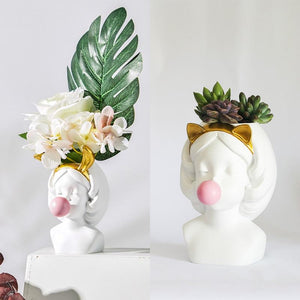 Vase à fleurs en céramique Chloe