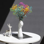Charger l&#39;image dans la galerie, Décor de vase pour fleurs en forme de main
